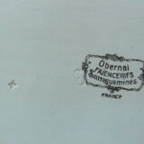 Plat rectangulaire Sarreguemines Obernai H. Loux