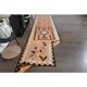 1970s Turkish Oushak Handmade Wool Cotton Orange Runner Rug 90x361