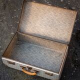 Metallic suitcase