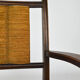 Art deco modernist armchair in dark beech