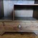 mid-20th century pine drawer shelf