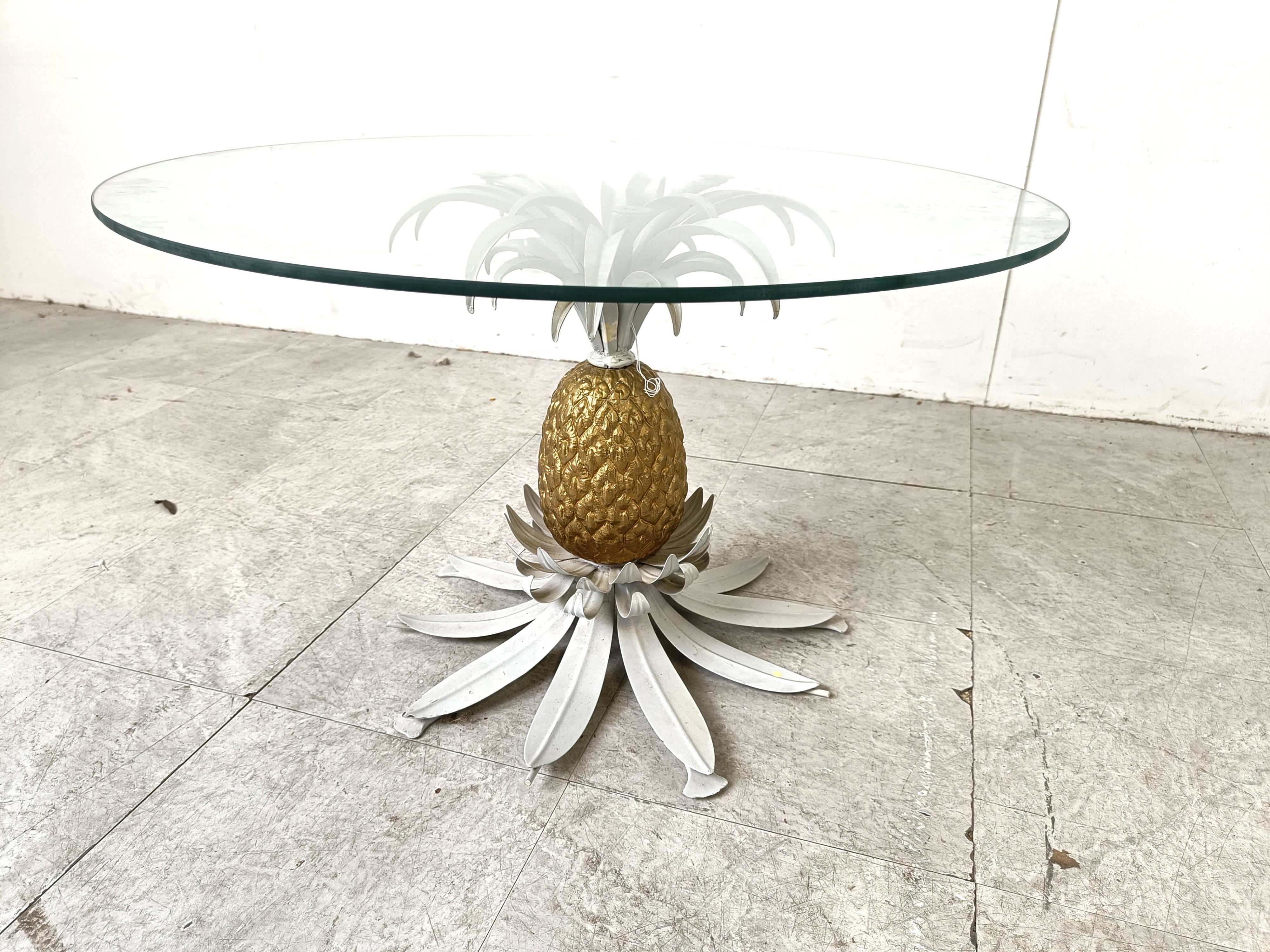 Pair of Hans Kögl pineapple side tables, 1960s