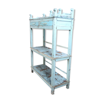 Antique Burmese teak shelf