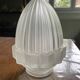 Art Deco frosted glass shell globe