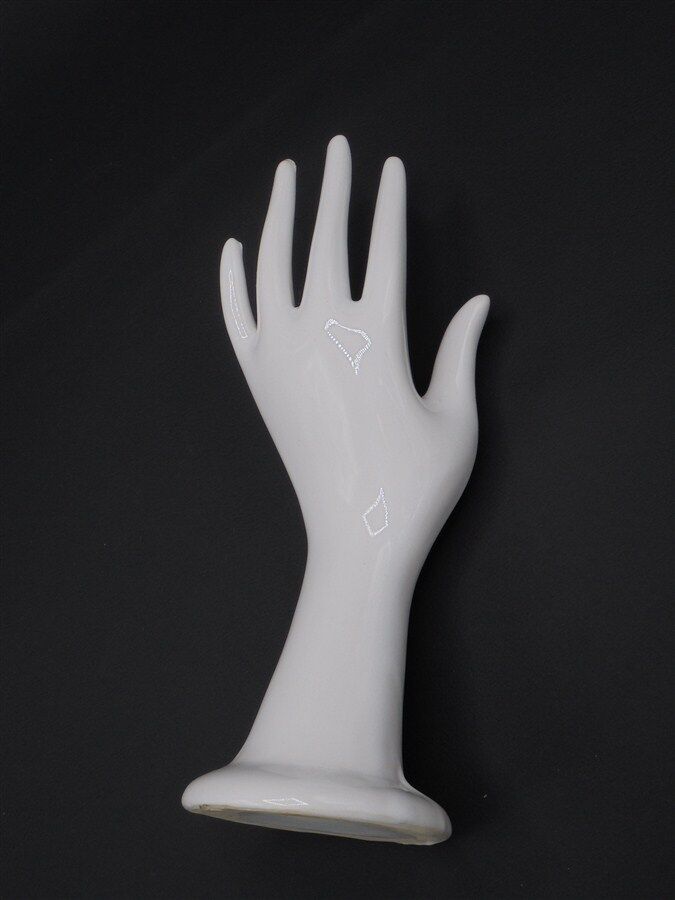 White ceramic hand