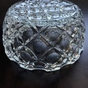 Crystal salad bowl