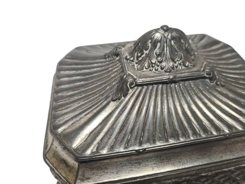 Eclectic German sugar bowl from WMF, 1890s