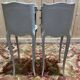 Pair of white Louis XV style bedside tables.