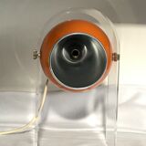 Paire de lampes oranges Robert Sonneman