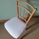 Chaises bistrot anciennes blanches