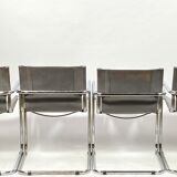 4 MG5 tubular chairs by Mark Stam 1970