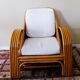 Paire de fauteuils rotin