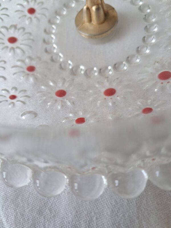 Plateau à étages En verre série Paloma, Attribué à Walther Glas.  1970