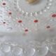 Paloma series glass tiered tray, Attributed to Walther Glas. 1970