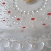 Plateau à étages En verre série Paloma, Attribué à Walther Glas.  1970