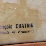 Pair of lamp bases François Chatain circa 1980