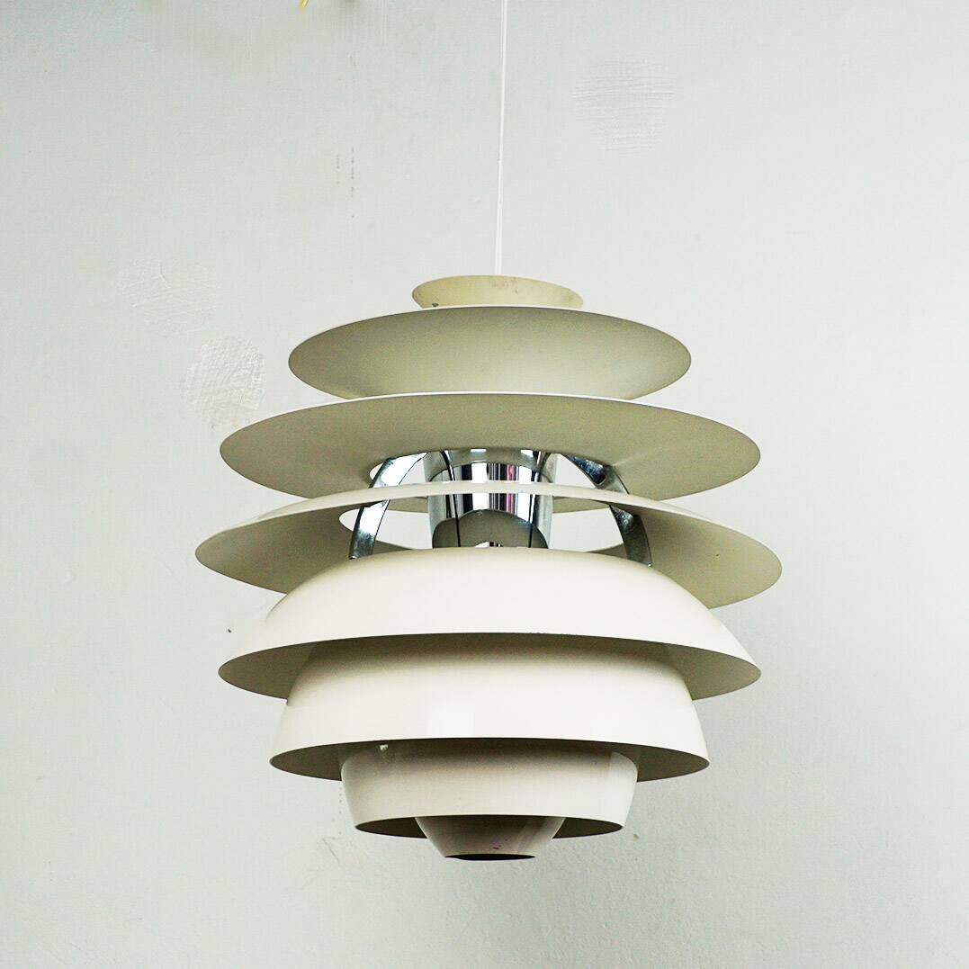 White Snowball pendant lamp by Poul Henningsen for Poulsen, Denmark
