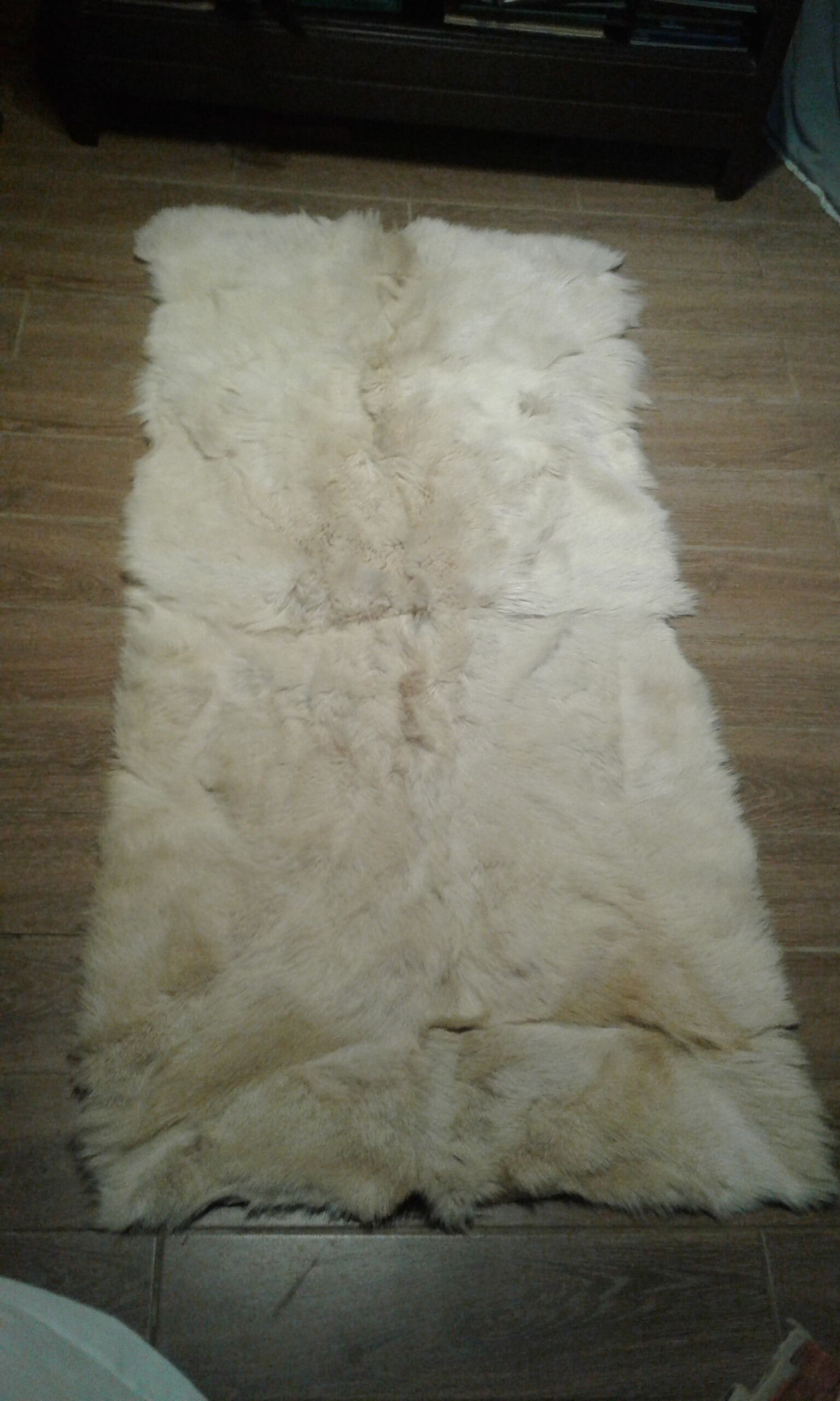 Brown-shade goat skin