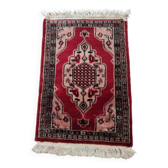 Paire de tapis en laine et soie pakistanaise