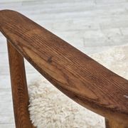 1960s, Danish design by Erik Kirkegaard, model 43, genuine sheepskin.