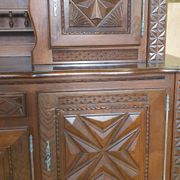 Imposing Basque furniture with regional crosses and original central door - 20th century