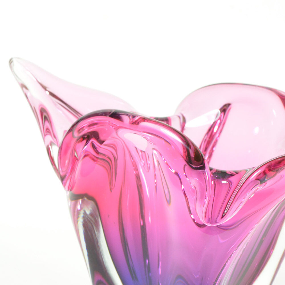 Vase en verre soufflé