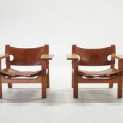 Vintage Danish Chairs by Børge Mogensen for Fredericia, 1970s, Set of 2