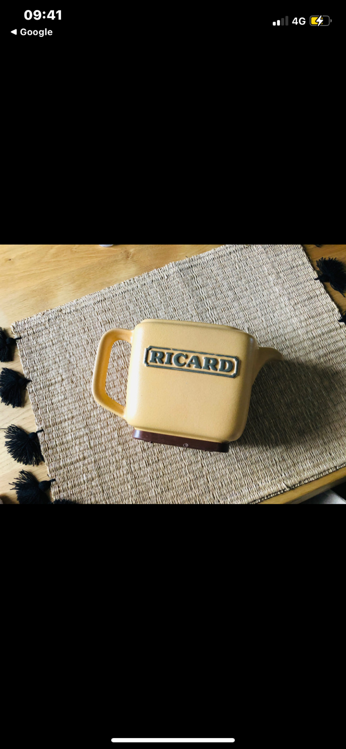 Pitcher Ricard Made in France • Ceramics