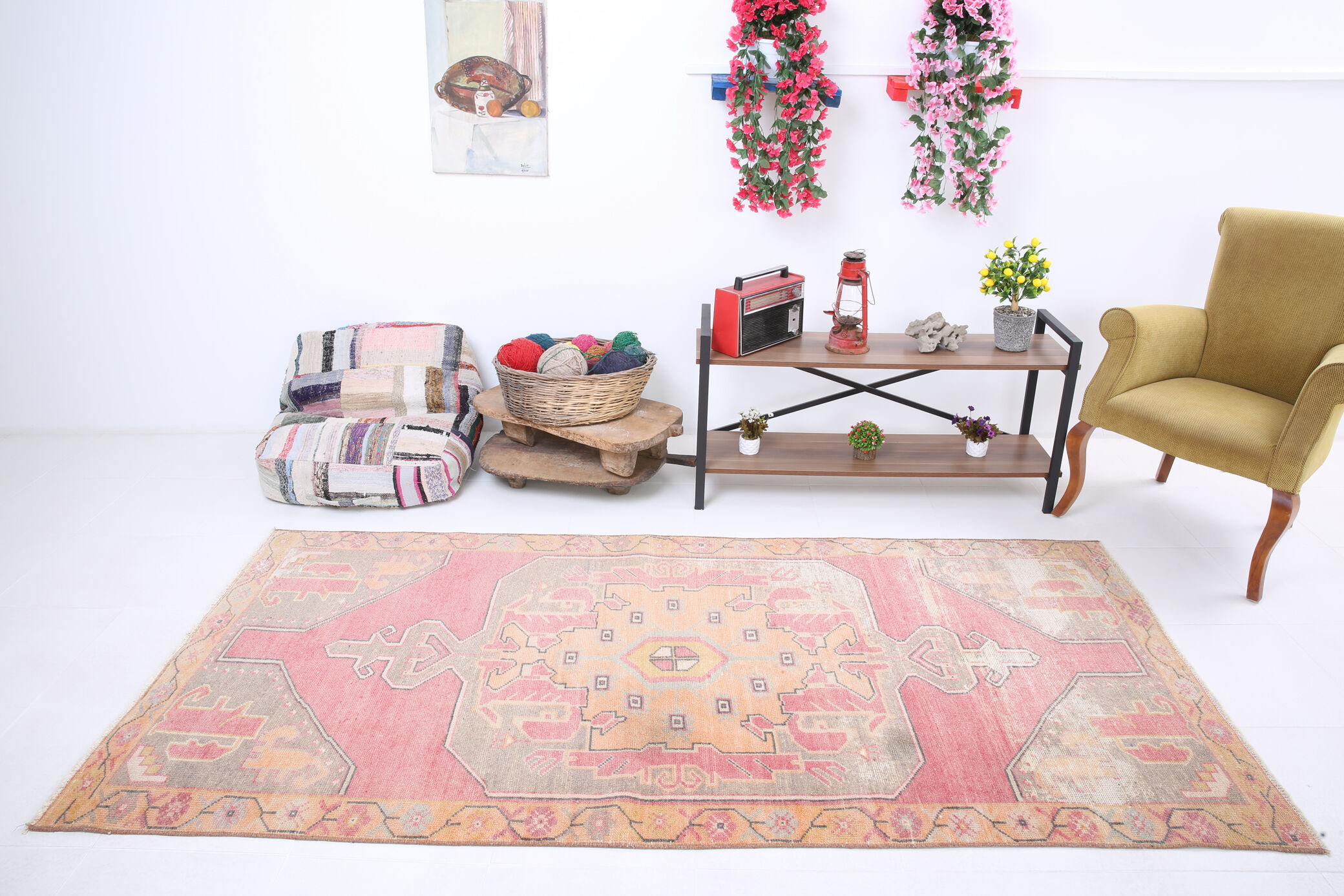 Tapis turc fait à la main 120x262