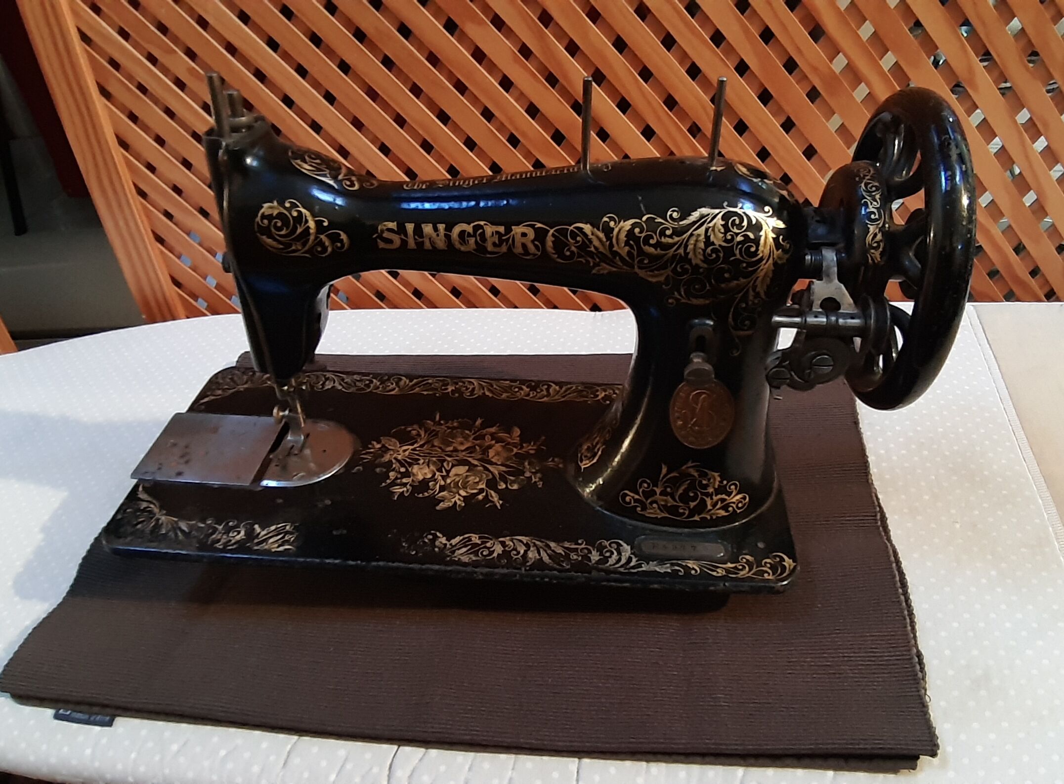 Singer's old sewing machine