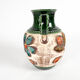 Vase Bay Keramik - modèle 95-25 - W-Allemagne - décor fleurs - 1970's