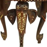 Anglo-Indian Taj Mahal Side Table Plant Table Teak 41cm