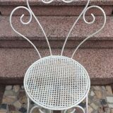 2 armchairs & 2 chairs, wrought iron1950