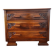 Commode Art Déco en noyer massif