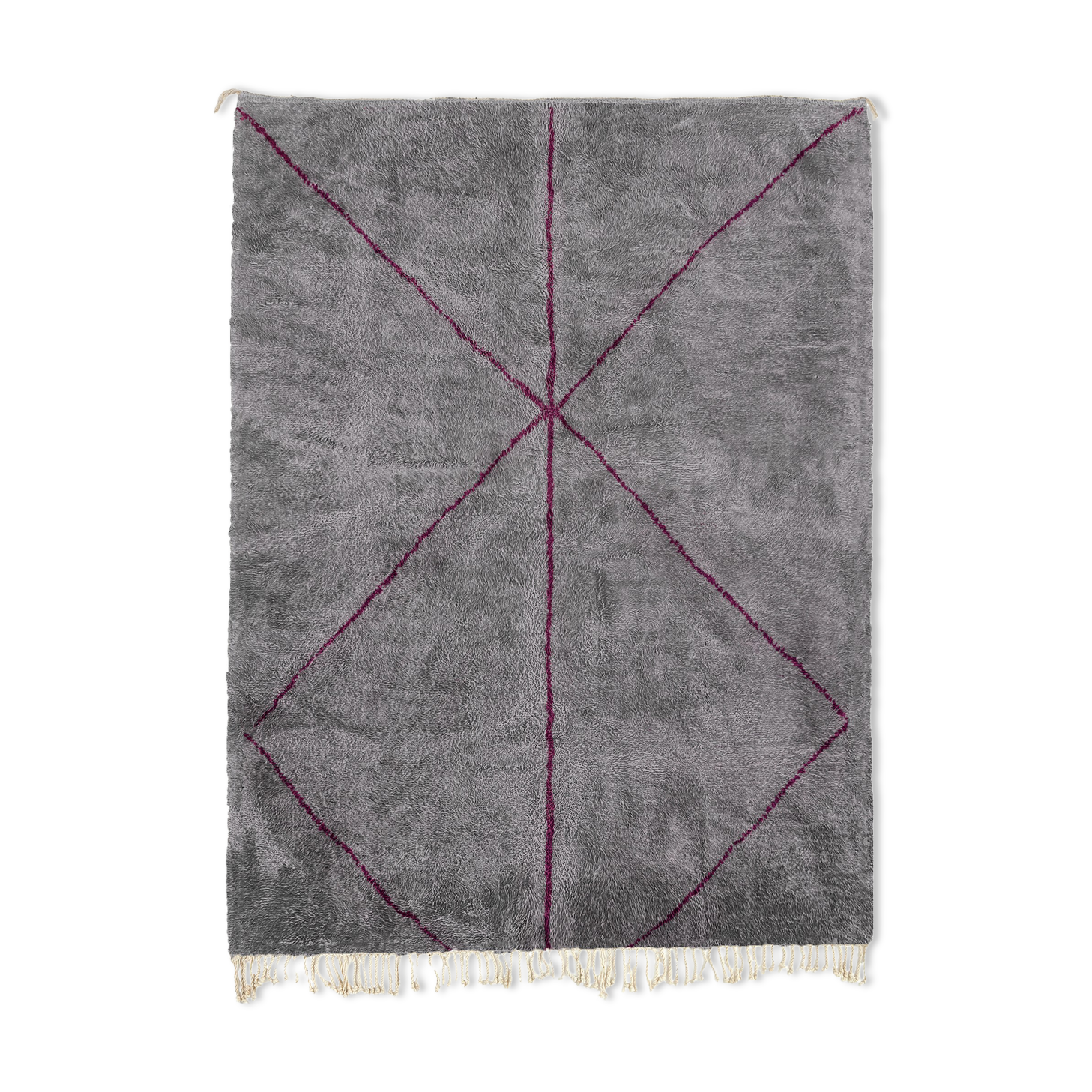 Modern Moroccan carpet grey