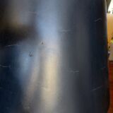 Large lamp, bouquet of vintage anemone flowers, gold metal, Hans Kogl