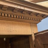 Sideboard 4 doors of the eighteenth in raw oak