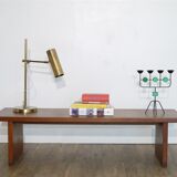 Scandinavian vintage teak bench 1970