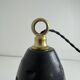 Ancienne suspension d’atelier industriel emaillee 40 cm