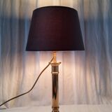 Lampe bougeoir laiton