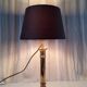 Brass candlestick lamp