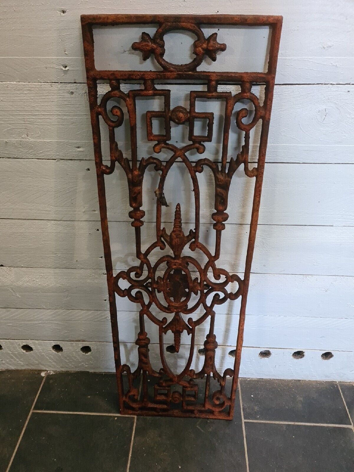 Cast iron door grille