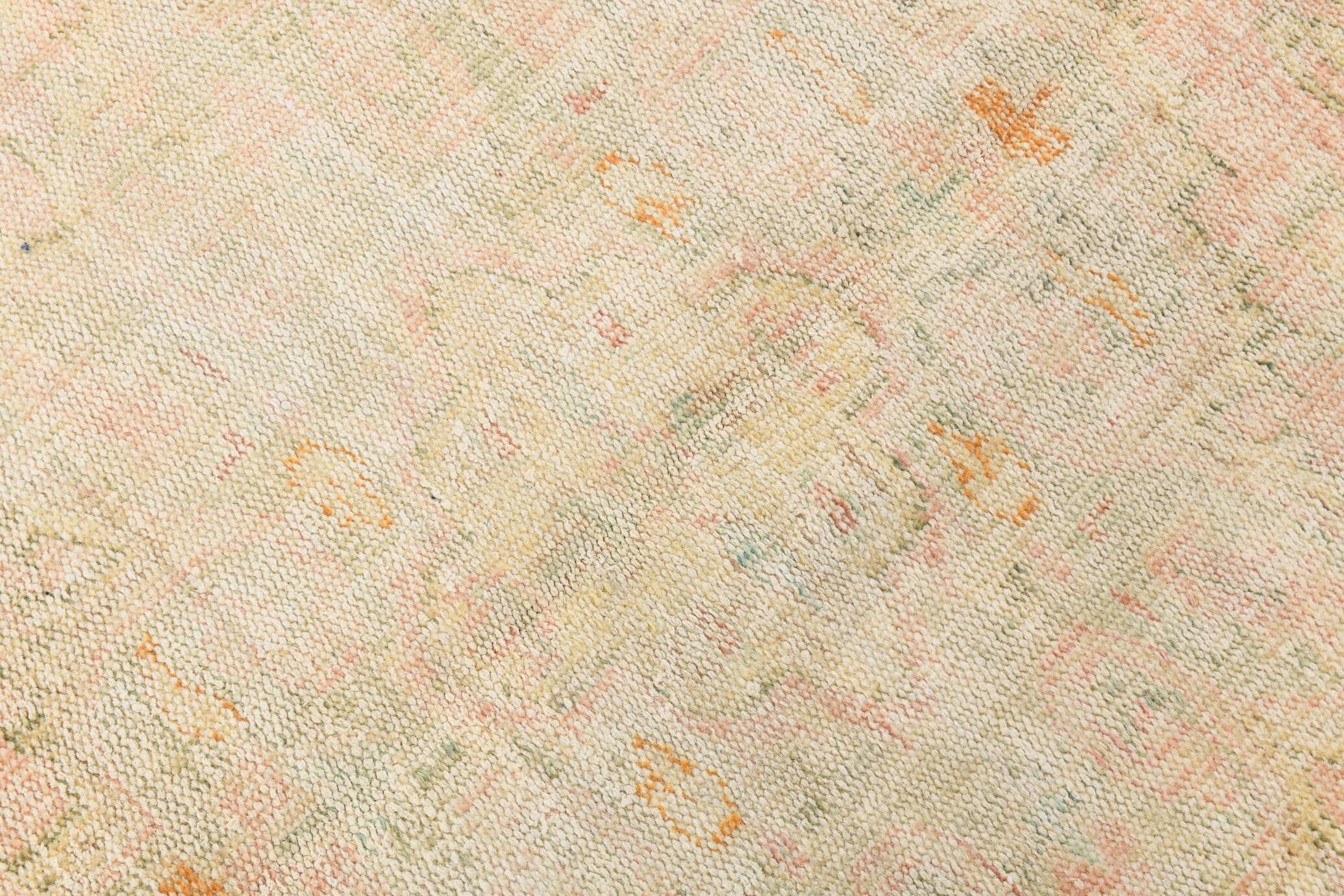 6x9 Tan Beige Classic Vintage Rug, 181x276