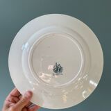 Set of 2 old dishes Moulin des Loups and Hamage, model "Georgette"
