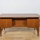 Mid-Century Freestanding Teak Desk, 1960s
