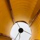 Floor lamp in rattan and japanese paper