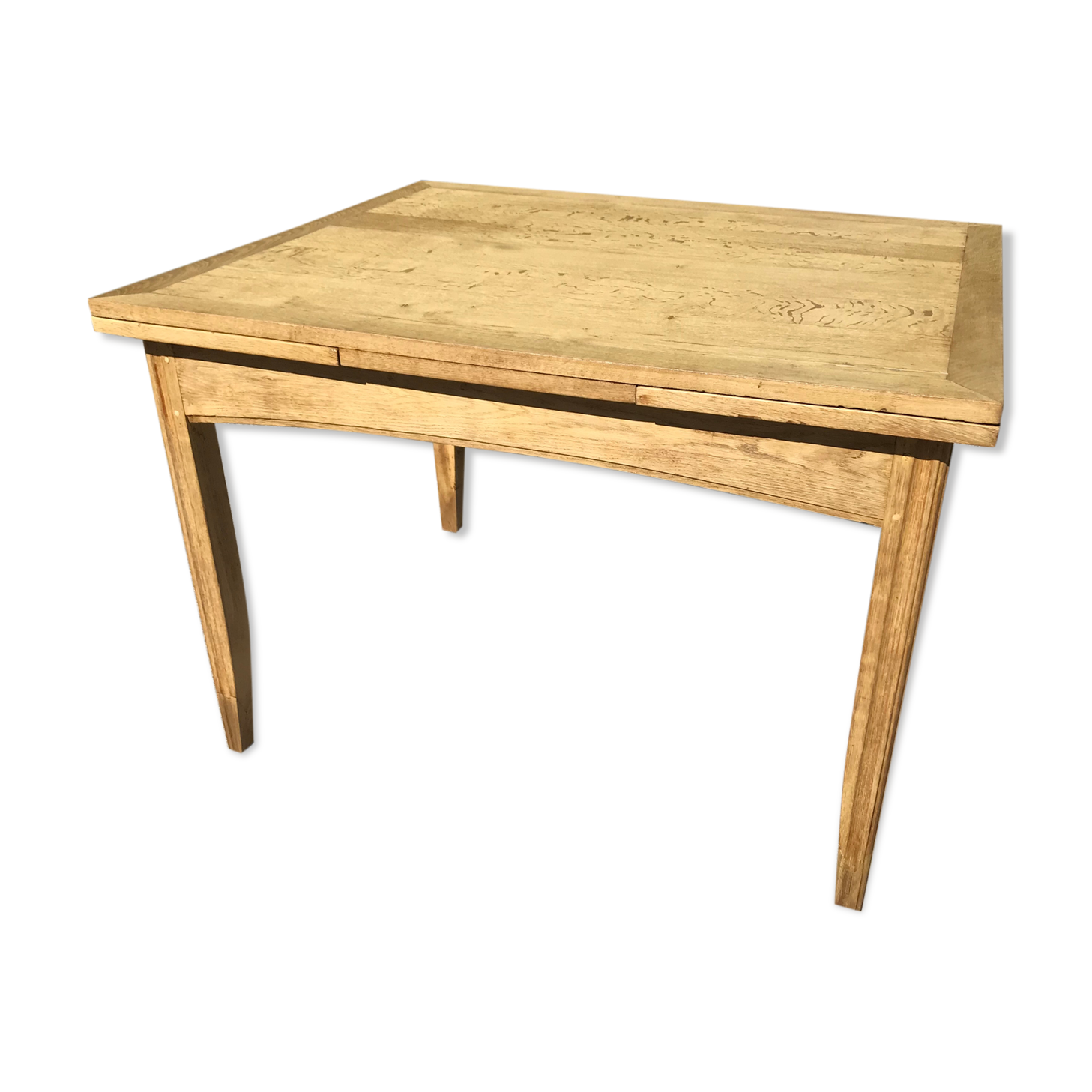 Renovated oak art deco farm table