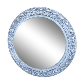 Large round Gustavian style mirror