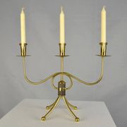 Brass candelabra by Gunnar Ander for Ystad-Metall , Sweden 1950s
