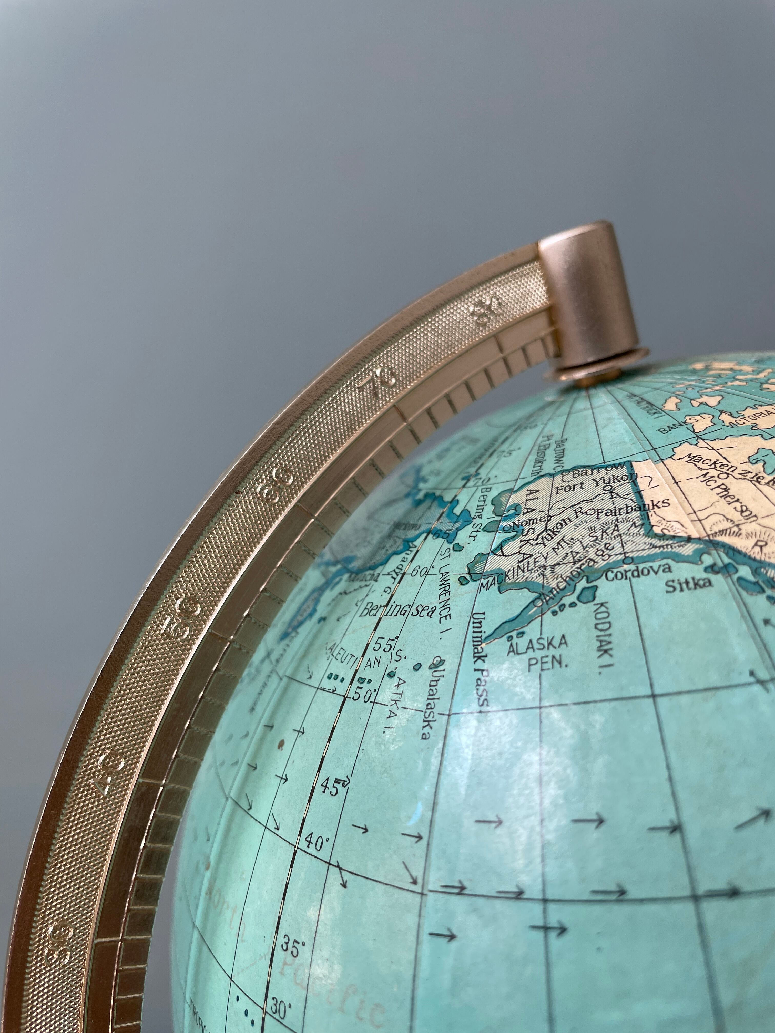 Globe terrestre vintage KED